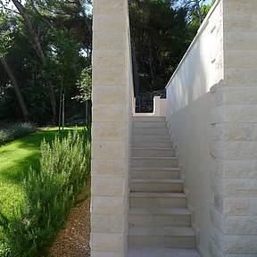 Detail - access to terraces from outside